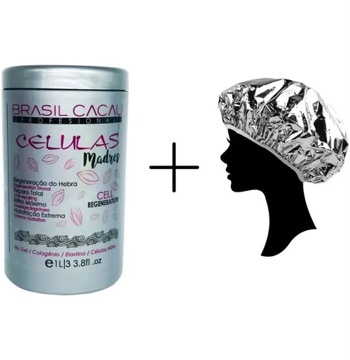 Brasil Cacau Células Madre 1L con gorro térmico de aluminio