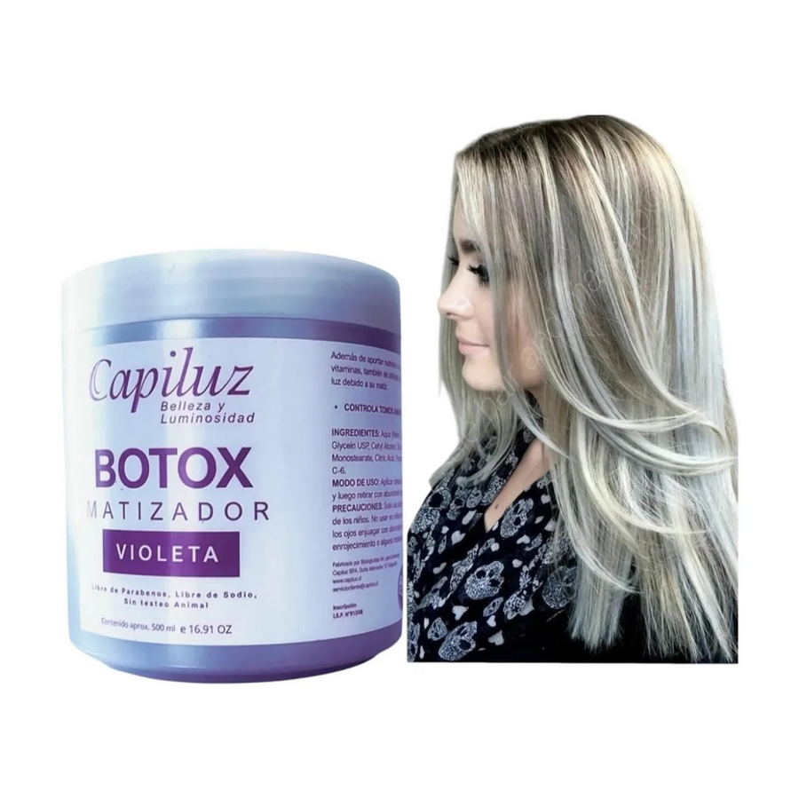 Capiluz Botox Matizador Violeta de 500 ml